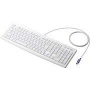メンブレン式キーボード 112キー PS2 ホワイト TK-FCM008WH