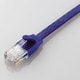 LANケーブル CAT6A フラット より線 ブルーメタリック 15m LD-GFA/BM15