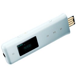 USBコネクタ内蔵コンパクトプレーヤー T7 スカイブルー T7-2GB-BLU