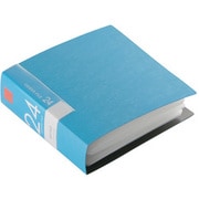 CD/DVDファイル ブックタイプ 24枚収納 ブルー BSCD01F24BL