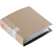 CD/DVDファイル ブックタイプ 24枚収納 ベージュ BSCD01F24BG