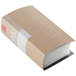 CD/DVDファイル ブックタイプ 96枚収納 ベージュ BSCD01F96BG