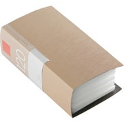 CD/DVDファイル ブックタイプ 120枚収納 ベージュ BSCD01F120BG
