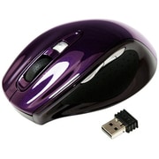 USB接続 2.4GHzワイヤレスレーザーマウス ONYX Lサイズ 5ボタン 1チルトホイール アメジストヴァイオレット SLATLRF1VL