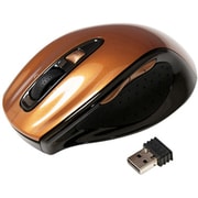 USB接続 2.4GHzワイヤレスレーザーマウス ONYX Lサイズ 5ボタン 1チルトホイール ブロンズ SLATLRF1BR