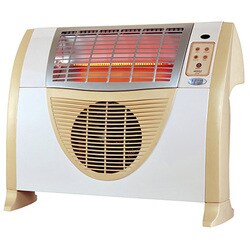 デュアルカーボンヒーター(カーボンヒーター+ファンヒーター) アイボリー ADH-898RI-IV