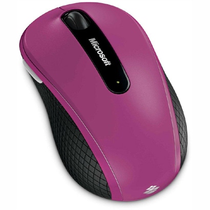 USB接続 ワイヤレス BlueTrack式マウス Wireless Mobile Mouse 4000 ホットピンク D5D-00018