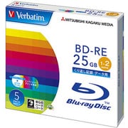 データ用 BD-RE 25GB 2倍速 インクジェット対応 5枚 DBE25NP5V1