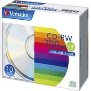 データ用CD-RW 700MB 4倍速対応 10枚 SW80QU10V1