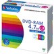 DHM47SP10V1 [データ用DVD-RAM 4.7GB 2-3倍速対応 10枚 インクジェットプリンタ対応]