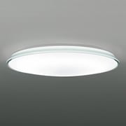 スリムシーリング照明(6~10畳) アクアグラス 乳白色 リモコン付 BHN9122D