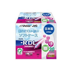 録画用DVD-R DL 215分 2-8倍速 CPRM対応 20枚 インクジェットプリンター対応 VD-R215EC20