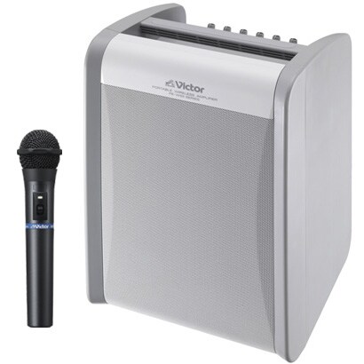 CD/USBメモリ対応 ポータブルワイヤレスアンプ シングルチューナー1波組込 ハンド型ワイヤレスマイク1本同梱 PE-W51SCD-M