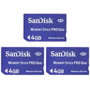 メモリースティックPRO Duo(プロデュオ) 4GB 3枚セット SDMSPD-4096-J95MX3PY