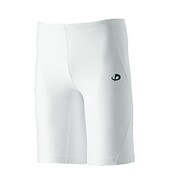 SPORTS SPATS ハーフ(吸汗速乾) [スポーツスパッツ （Mサイズ・ホワイト）]