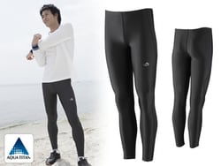 SPORTS SPATS ロング (吸汗速乾) [スポーツスパッツ （Lサイズ・ブラック）]