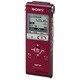 ステレオICレコーダー 8GB レッド ICD-UX400F R