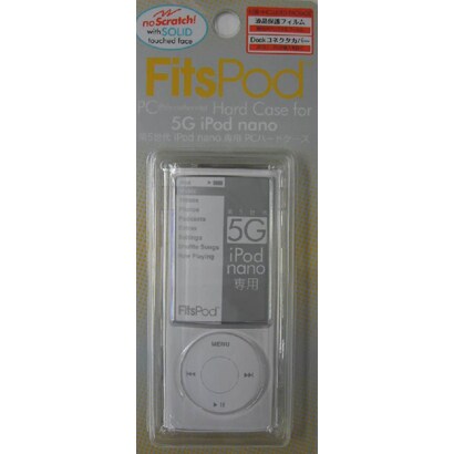 第5世代 iPod nano用 ポリカーボネイトハードケース クリア IPN5G-01CL