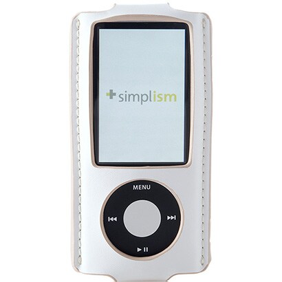 第5世代 iPod nano用 シンプルレザーケース スノーホワイト TR-LCSMNN5-SW