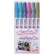フォトマーカー ZHK-S6M deco cuteフォトペン メタリック6色セット