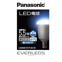 ヨドバシ.com - LDA6D-E17-A1/D [LED電球 E17口金 昼光色相当 280lm 調