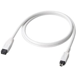 IEEE1394ケーブル 9pin-4pin 1m ホワイト IE-941WH