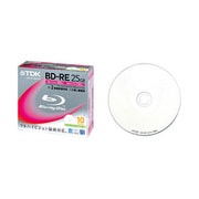 録画用BD-RE書換え型 1-2倍速 片面1層 25GB 10枚 インクジェットプリンタ対応 BEV25PWA10K