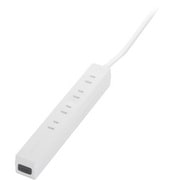 USBポート付きOAタップ 4個口/1ポートタイプ 2m ホワイト BSTA24U20WH