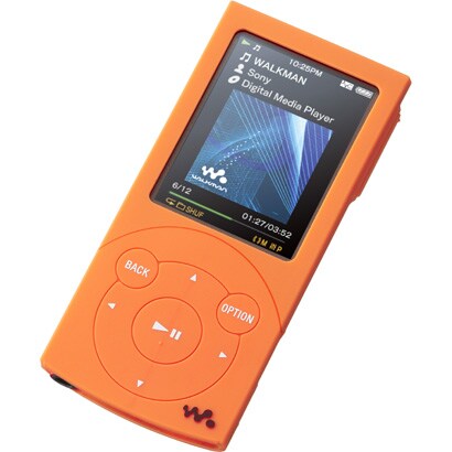 ウォークマン専用アクセサリー NW-S740/S640シリーズ専用 シリコンケース オレンジ CKM-NWS740 D