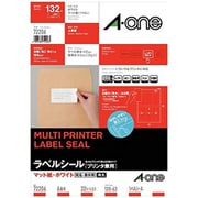 ラベルシール ホワイト A4 6面 四辺余白付 22シート 72206