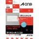 ラベルシール A4 12面 四辺余白付角丸 22シート(264片) ホワイト 72312