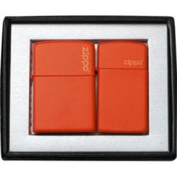 ペアZIPPO マットペア オレンジ