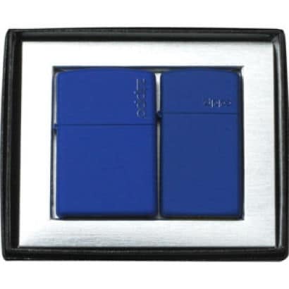 ペアZIPPO マットペア ロイヤルブルー