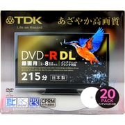 録画用DVD-R DL 215分 2-8倍速 CPRM対応 20枚 インクジェットプリンタ対応 DR215DPWB20S