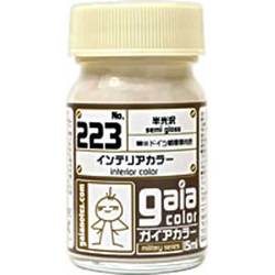 223 [ガイアカラー ミリタリーカラーシリーズ インテリアカラー(戦車車内色) 15mL 半光沢]