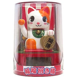ソーラー 福福招き猫