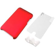 iPod touch専用 ラバーコーティング・シェルジャケット マットレッド RT-T2C6/R