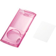 第5世代 iPod nano用 ハードケース クリアタイプ(液晶保護フィルム付) ピンク AVA-N09PCPN