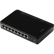 ギガビットイーサネット対応スイッチングハブ 8ポート ブラック LAN-GSW08/PAB