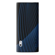 第5世代 iPod nano用シリコンケース Grip Curve (グリップ カーブ) ブラック/ブルー F8Z540QE095
