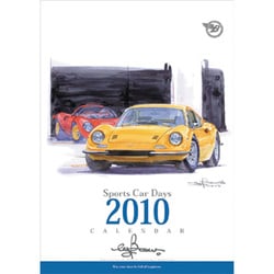 2010年カレンダー BOW。-Sports Car Days- 42×36サイズ