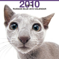 2010年カレンダー ロシアン・ブルー 60×30サイズ