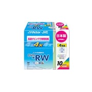 録画用DVD-RW 120分 1-4倍速 CPRM対応 10枚 インクジェットプリンター対応 VD-W120JX10