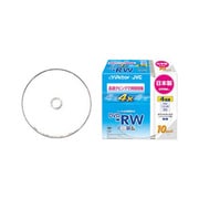 録画用DVD-RW 120分 1-4倍速 CPRM対応 10枚 インクジェットプリンター対応 VD-W120JW10