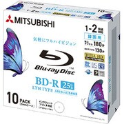 録画用BD-R追記型 LTH TYPE 1-2倍速 25GB 10枚 インクジェットプリンタ対応 VLR130NP10YB