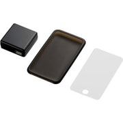 iPod touch用充電器付きシリコンケース ブラック AVA-T09ACBK