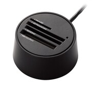 マグネット付 SD+MS+XD対応 カードリーダライタ ブラック MR-C20BK