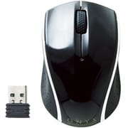 USB接続 2.4GHzワイヤレスレーザーマウス ONYX(オニキス) ミニサイズ オニキスブラック SLATNRF1BK