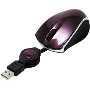 USB接続 レーザー式コードリールマウス ONYX(オニキス) ミニサイズ ガーネットレッド SLATNCR1RD