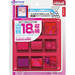 ケースbyケース18D クリアレッド [DS用]